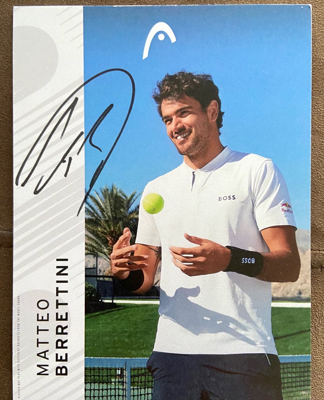 Autographes: Matteo Berrettini Autogramm – D'occasion à Suhr par tim_wd9t