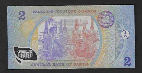 Banconote: Samoa  2  Tala  POLMER  Bankfrisch – Nuovo (secondo la descrizione) da Gordola venduto da coinsandnotes 1