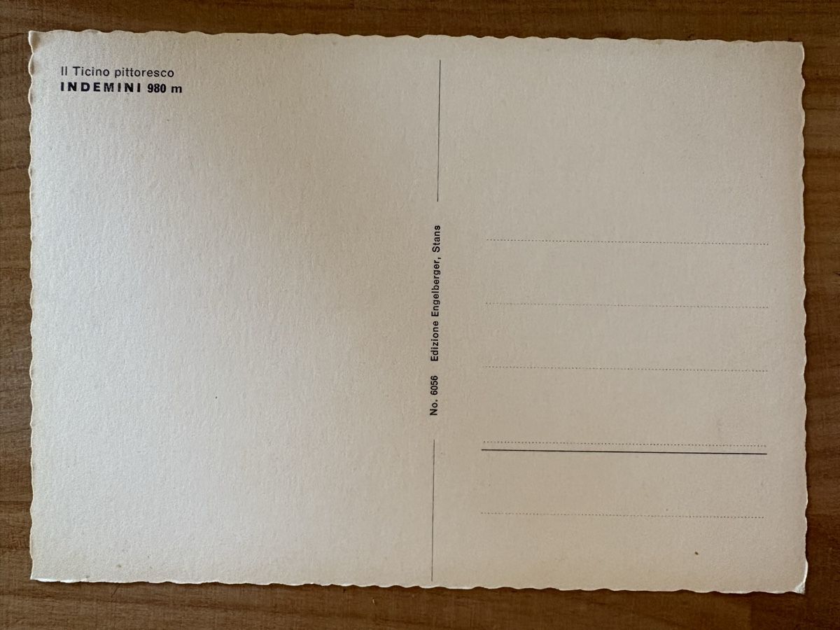 Cartoline postali: AK von Indemini – Usato da Rümlang venduto da Kartenpost1 1