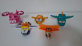 Super Wings Spielzeug Flugzeuge Set 7 Stück gebraucht
