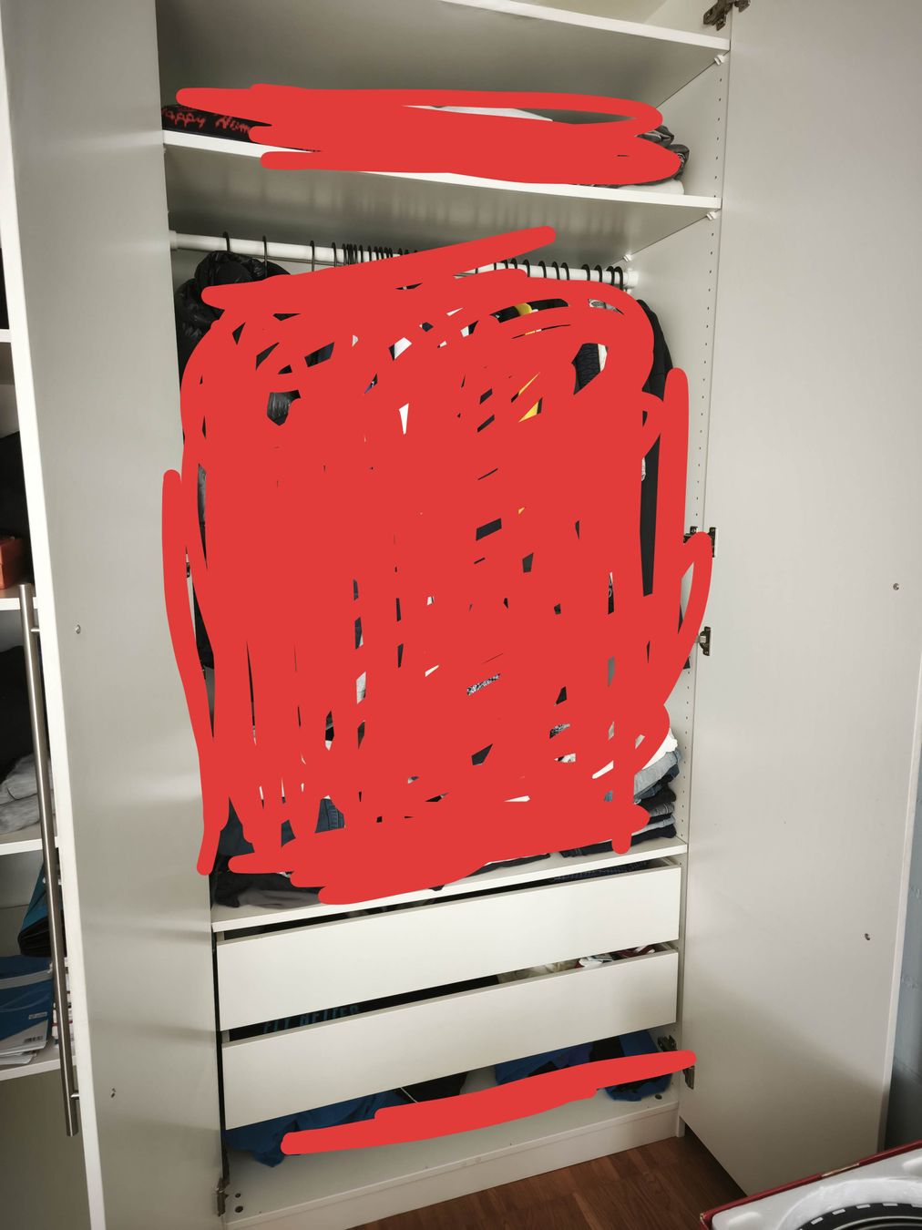 Ikea Armadi: Ikea Pax Kleiderschrank weiss – Usato da Männedorf venduto da Laura000 2