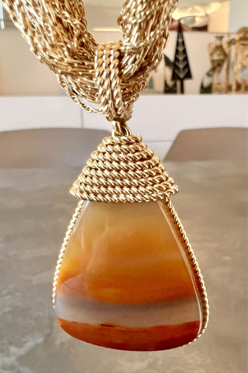 Catenine: Rare collier Grosse - Germany pendentif rareté plaqué or – Nuovo (secondo la descrizione) da Nyon venduto da stylevintage79 2