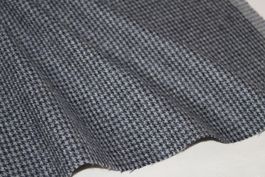 Stoff Wollstoff d.blau/rauchblau