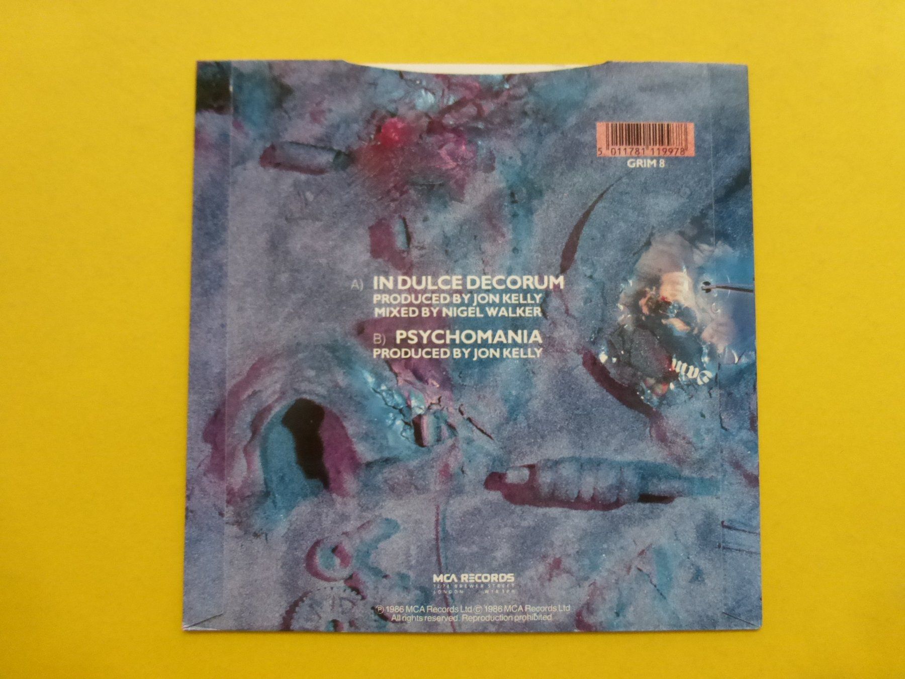 Dischi in vinile: The Damned – In Dulce Decorum – Usato da Zürich venduto da Swiss57 1