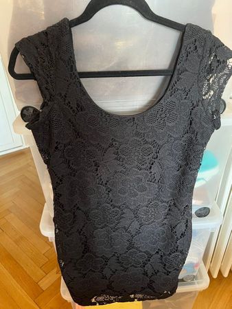 🔥 Robe noire élégante en dentelle, marque Snap, taille L