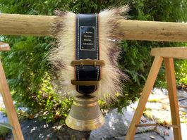 schöne Glocke mit Dachshaar Riemen für Schaf / Ziege