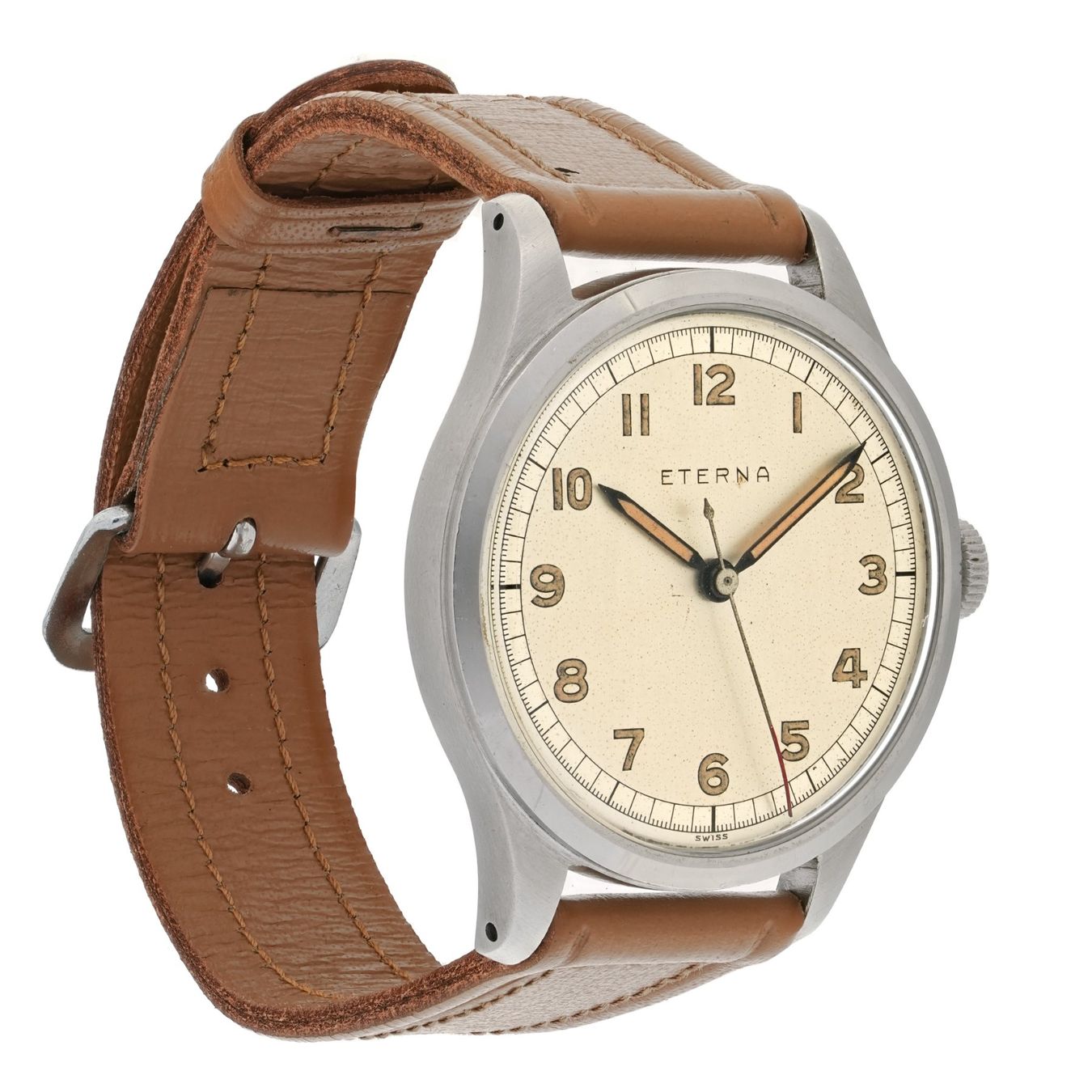 Eterna Orologi: Jumbo ETERNA Ref. 106 DT, Cal. 852, Radium Dial, Box & Tag – Usato da Vésenaz venduto da Grailium 5