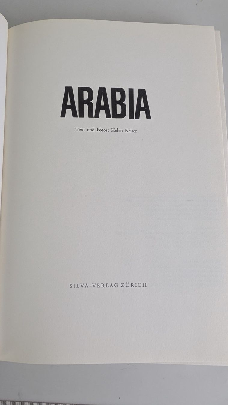Libri: "Arabia" – Silva 1971 – Usato da Zürich venduto da axolottchen 5