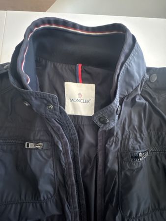 Mocler navy jacket, size 3 (L)
