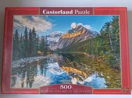 Castorland Puzzle - Morning Sunlight in the Rockies, 500