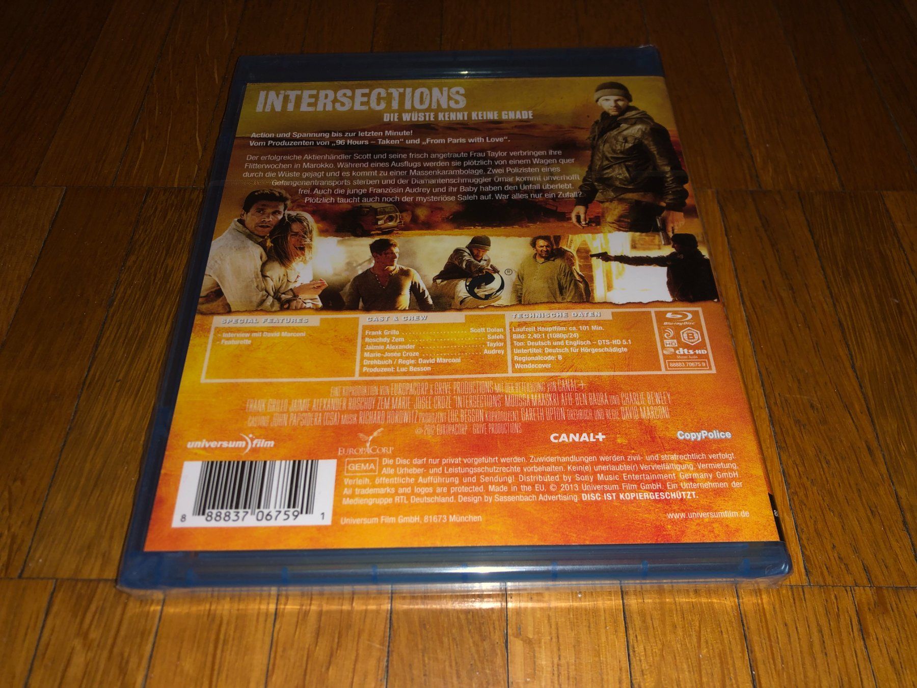 Tutti i DVDs: Intersections - Die Wüste kennt keine Gnade - BLU-RAY-UNCUT – Nuovo e nell'imballaggio originale da Basel venduto da havsok 1