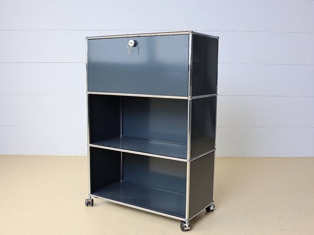 USM Scaffali: USM Haller Highboard Anthrazitgrau Lieferung&Umbau möglich – Usato da Meinisberg venduto da atelier_TILIJA 7