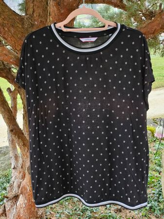 Shirt /Top Women Essentials by Tchibo Blumen,Gr. 40/42