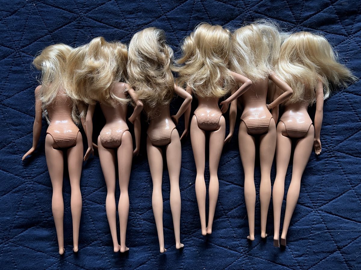 Bambole: Barbie Mattel, blonde, lot de 6 – Usato da Vernayaz venduto da fca_rc6d 1