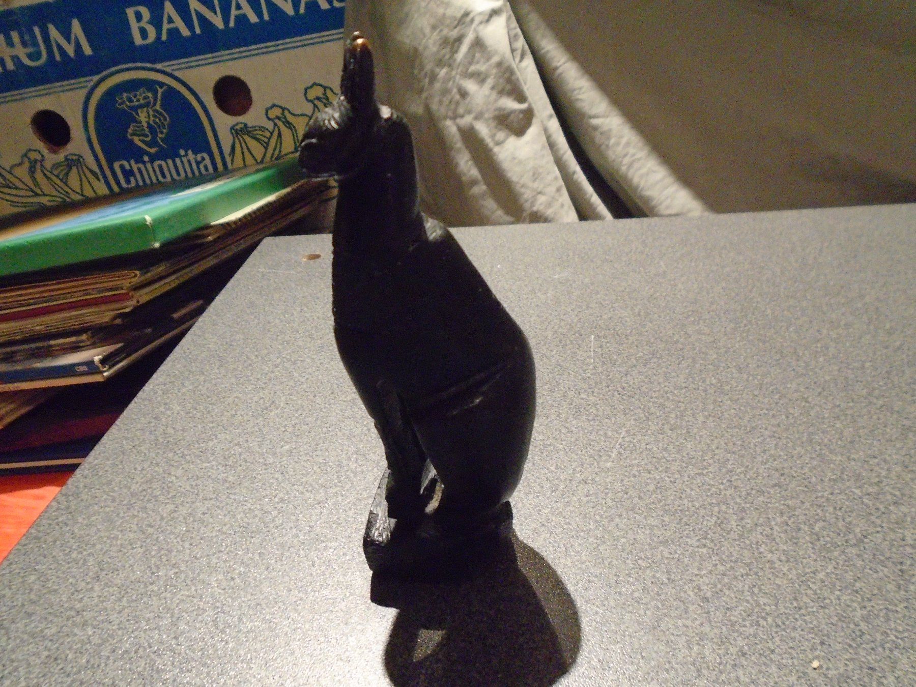 Statuette: Katze sitzend, schwarz, schwer – Usato da Zürich venduto da abraxas1291 1