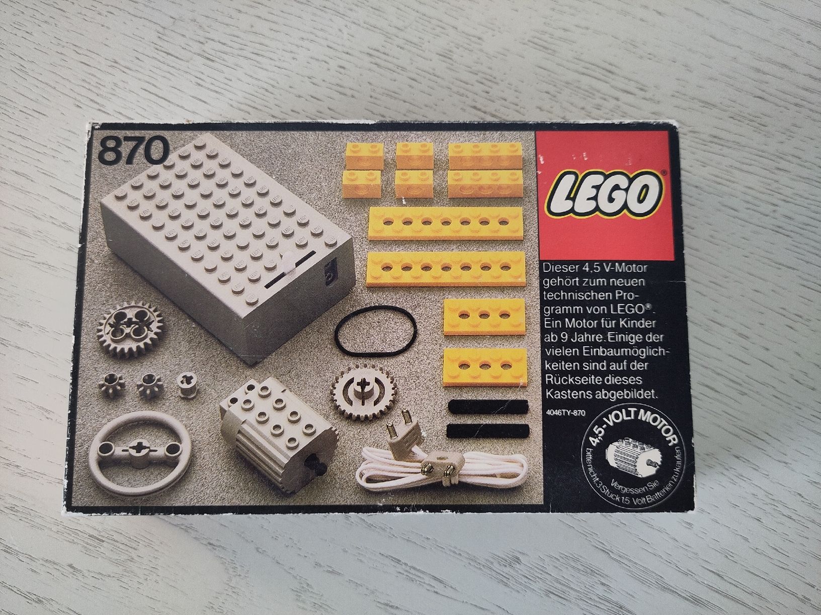 Lego Jeux de construction: LEGO Technic 870 Power Pack 4.5V Motor Set – D'occasion à Rafz par nen_92qk 1
