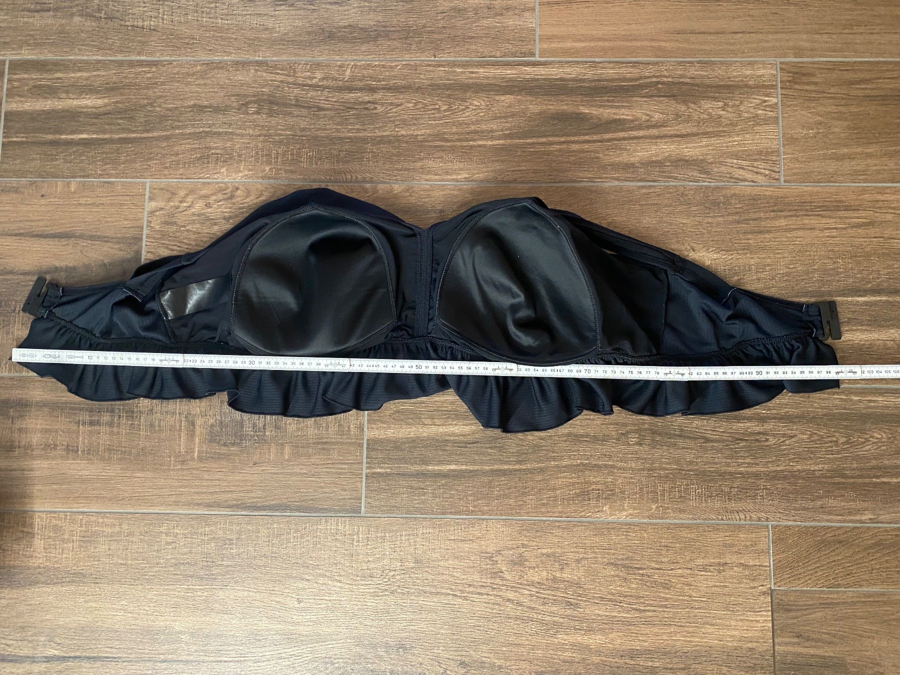 Costumi da bagno & Bikini: Ulla Popken Bikini Set Struktur Rüsche schwarz Gr. 56 – Usato da Pratteln venduto da a23_j2gs 3