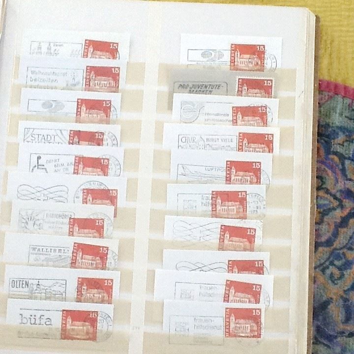 Timbri: Sammlungsresten CH (Extrastempel) gebrau – Usato da Olten venduto da Cshanti