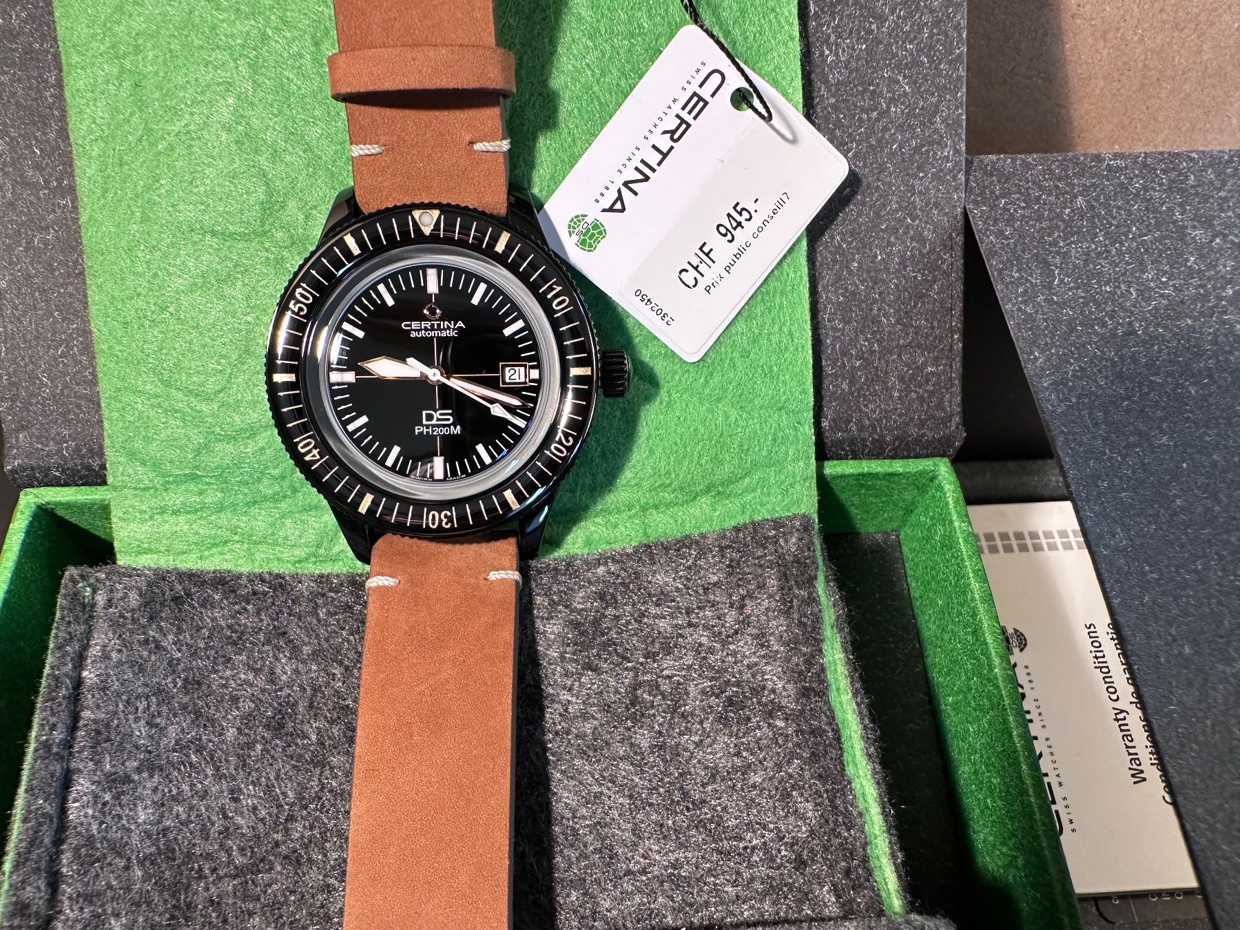 Certina Montres: Certina DS PH200M Powermatic 80,  neu – Neuf (Voir description) à Uetikon am See par stax55 6