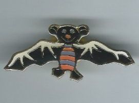 Placchette & Badge: Fledermaus-Pin – Usato da Zürich venduto da t24_de