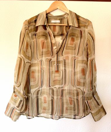 Mango Premium 100% Silk Blouse