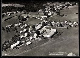 AK Trogen, Flugaufnahme Pestalozzi-Kinderdorf
