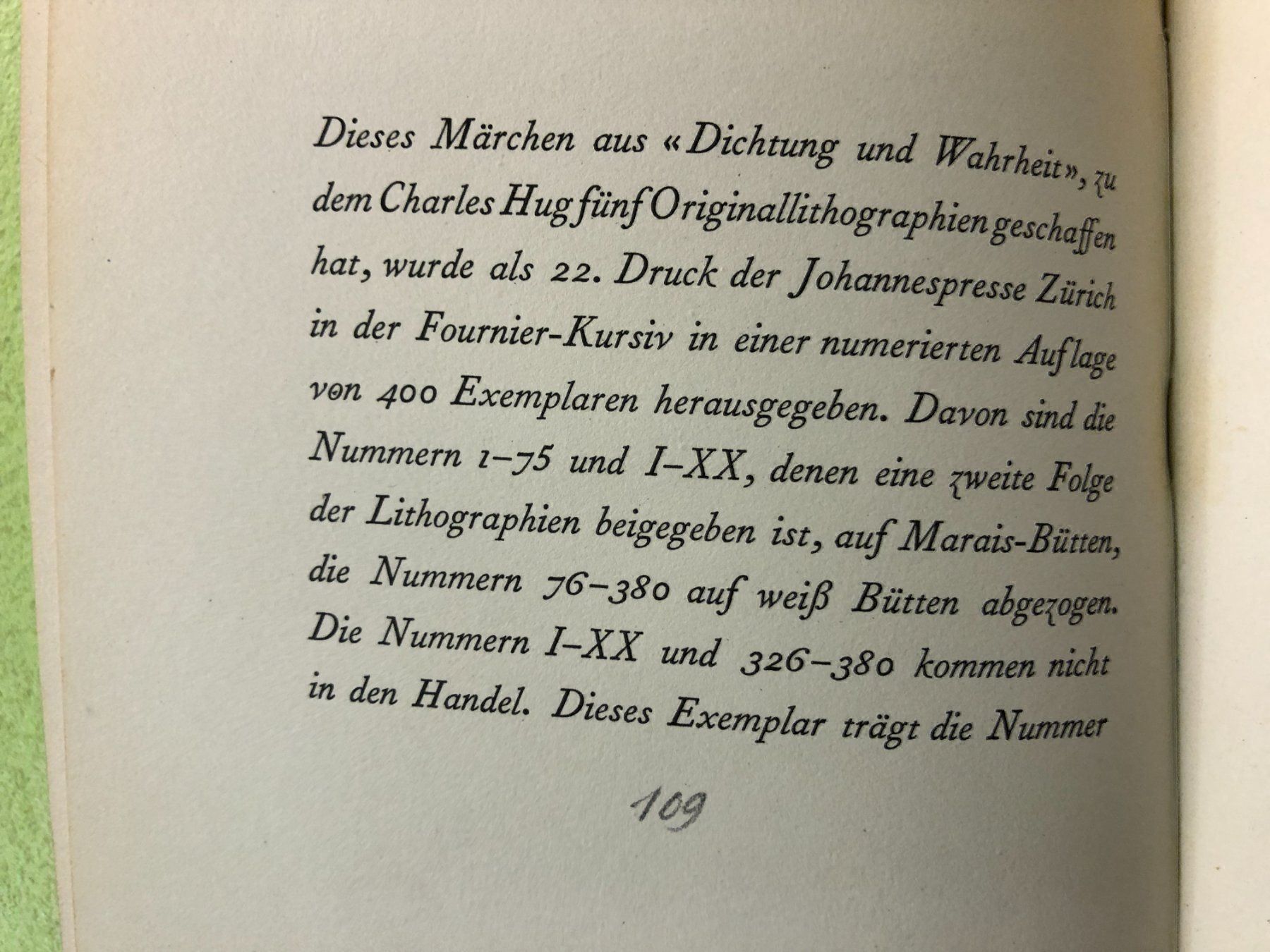 Bücher: J. W. Goethe: Der neue Paris – Gebraucht aus Zürich von allp 5