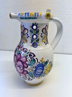 Vintage Keramik-Giesskanne mit Stempel   (FR)  20 cm