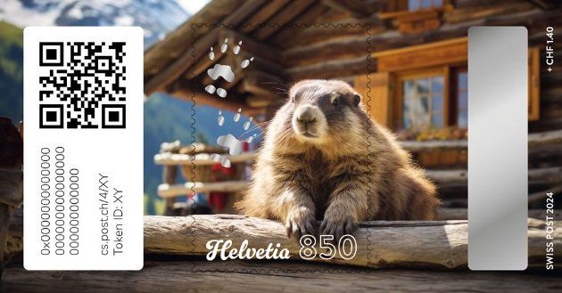 Tutti i francobolli: Marmi Swiss Crypto Briefmarke Basic Stamp Chalet 2 limited – Nuovo (secondo la descrizione) da Suhr venduto da Juvelia