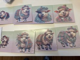 Diamond Paiting Karten Schaf 🐑