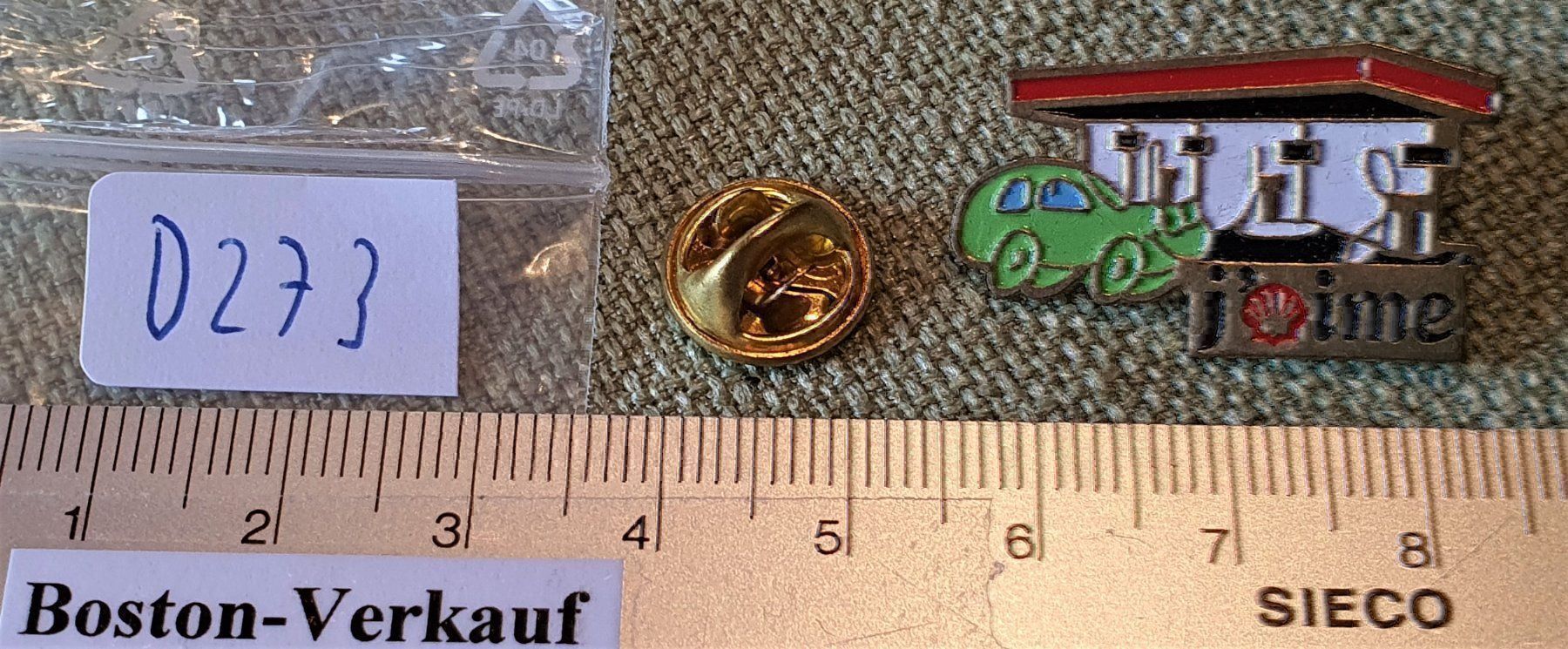 Placchette & Badge: D273 - Pin SHELL Tankstelle Auto – Usato da Reinach BL venduto da Boston-Verkauf 2