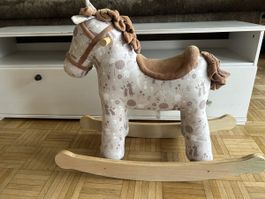 Schaukeltier Schaukelpferd Holz für Kinderzimmer