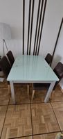 Table en verre extensible