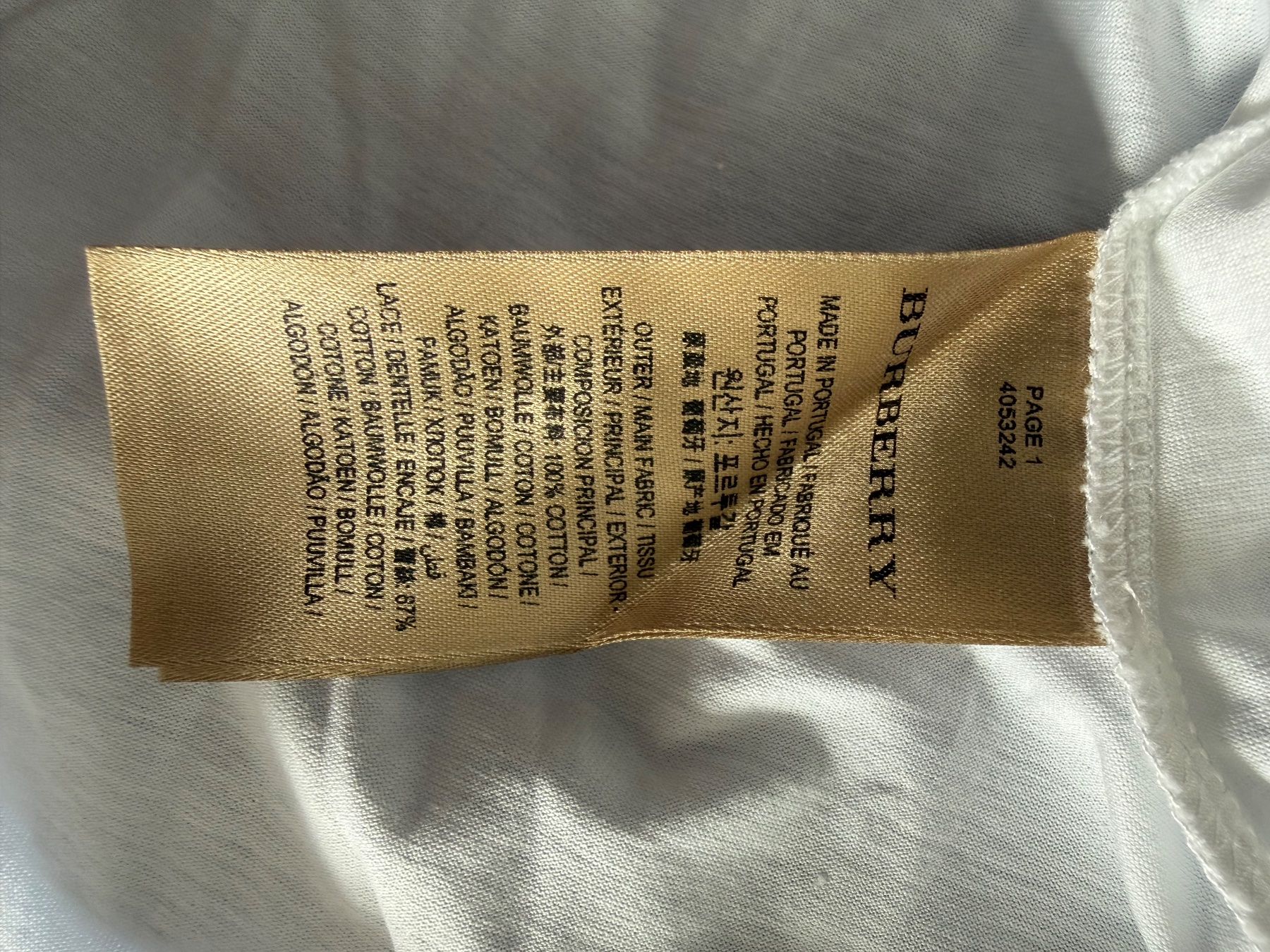 T-shirt: T-shirt Burbery – Usato da Gimel venduto da fan_8tvc 2