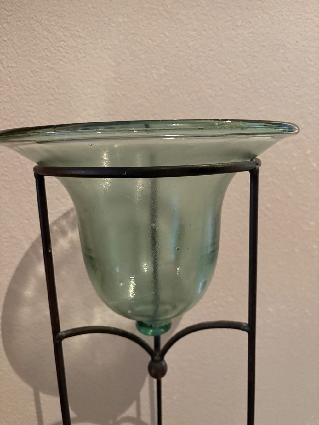 Vasi & Recipienti: Blumensäule / Pflanzensäule mit Glasvase – Usato da Bern venduto da _nik_01 1