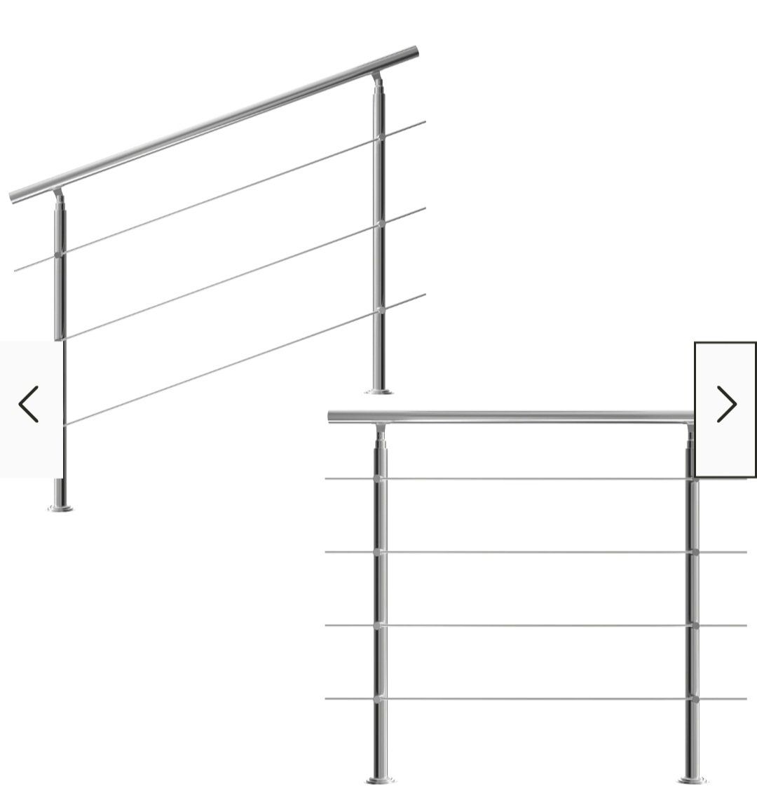 Geländer: Treppengeländer mit 4 Streben 150cm lang NEU – Neu und originalverpackt aus Oberbuchsiten von hundesalon-nadja 1