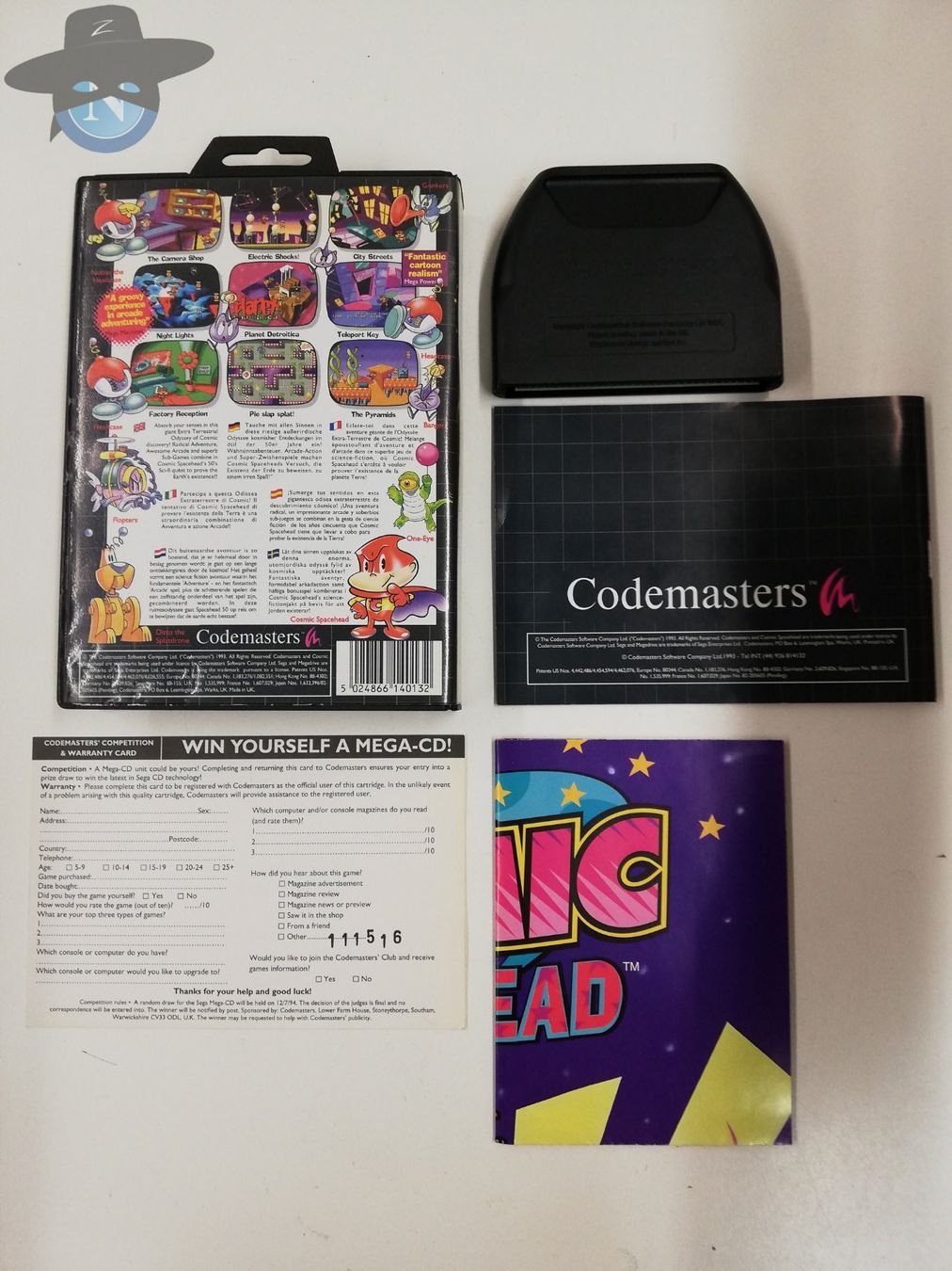 Sega Giochi: Cosmic Spacehead inkl. Poster / Sega Mega Drive MD Codemaste – Usato da St. Gallen venduto da zorro_dc 1