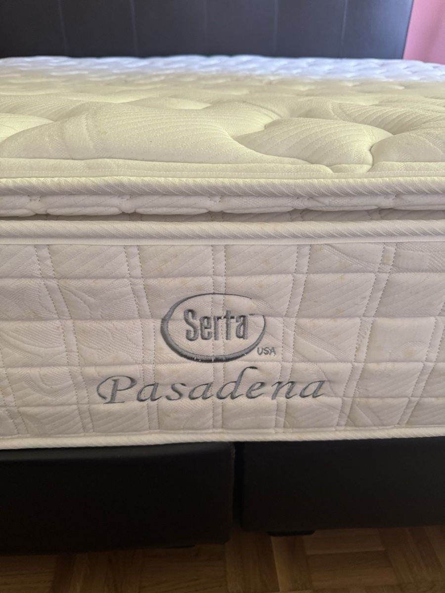 Betten: Luxury Hotel Bed with Serta Pasadena Mattress – Gebraucht aus Zürich von EShopping81 1