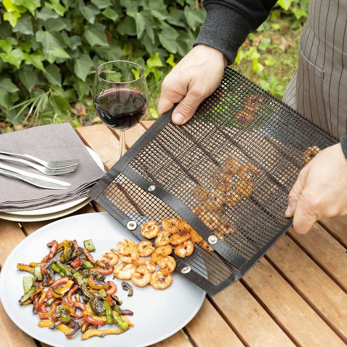 Elettrodomestici da cucina: Grill-Netzbeutel BBQnet, 2er-Pack – Nuovo e nell'imballaggio originale da Giubiasco venduto da news-shop 1