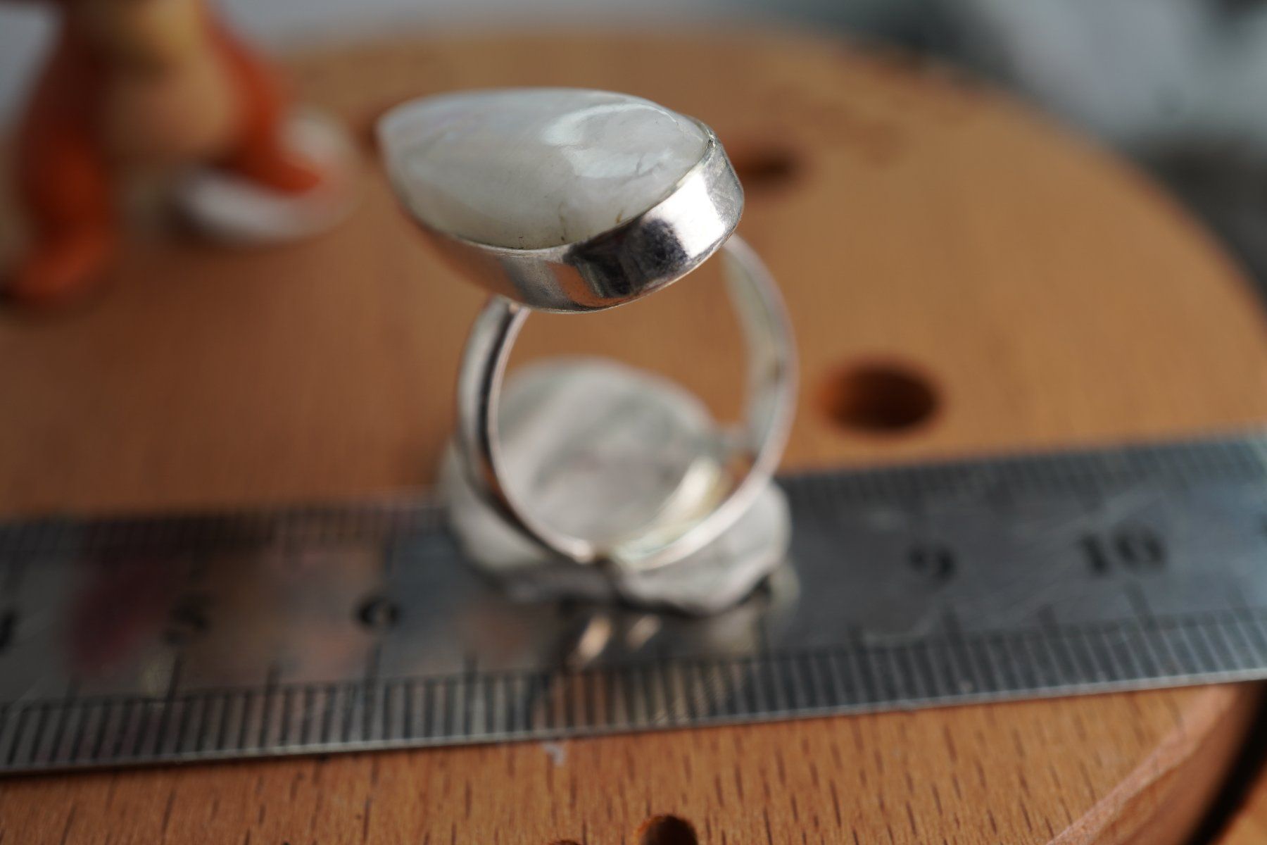 Mineralien & Heilsteine: Mondstein       ring Grösse  Variabel     (Räumung!) – Neu und originalverpackt aus Eschenbach SG von topstone 4