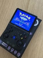 R36S Retro Handheld Konsole inkl. 64GB microSD, neuwertig