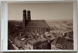 Kabinettfoto 1897 - München, Frauenkirche