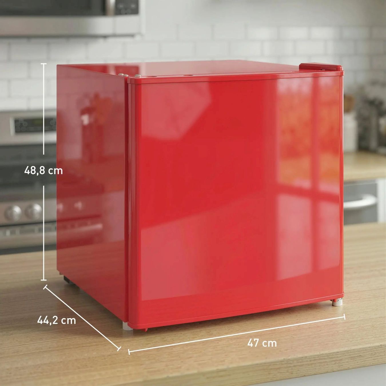 Kühlschränke & Kühlen: HOMCOM Mini-Gefrierschrank 35L rot – Neu und originalverpackt aus Bottighofen von zaap 2