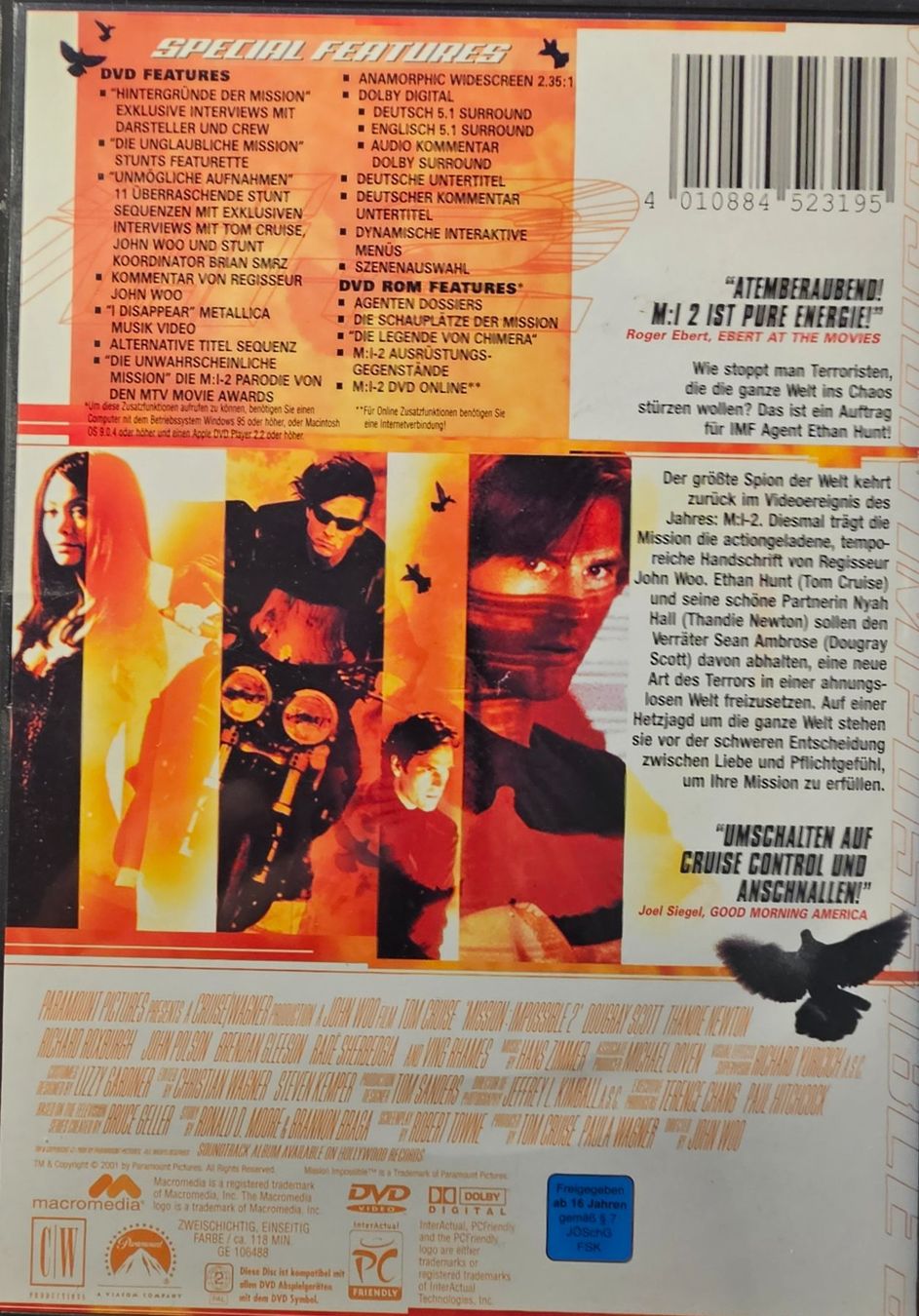 Tutti i DVDs: Mission Impossible II – Usato da Wahlen b. Laufen venduto da Cg10 1