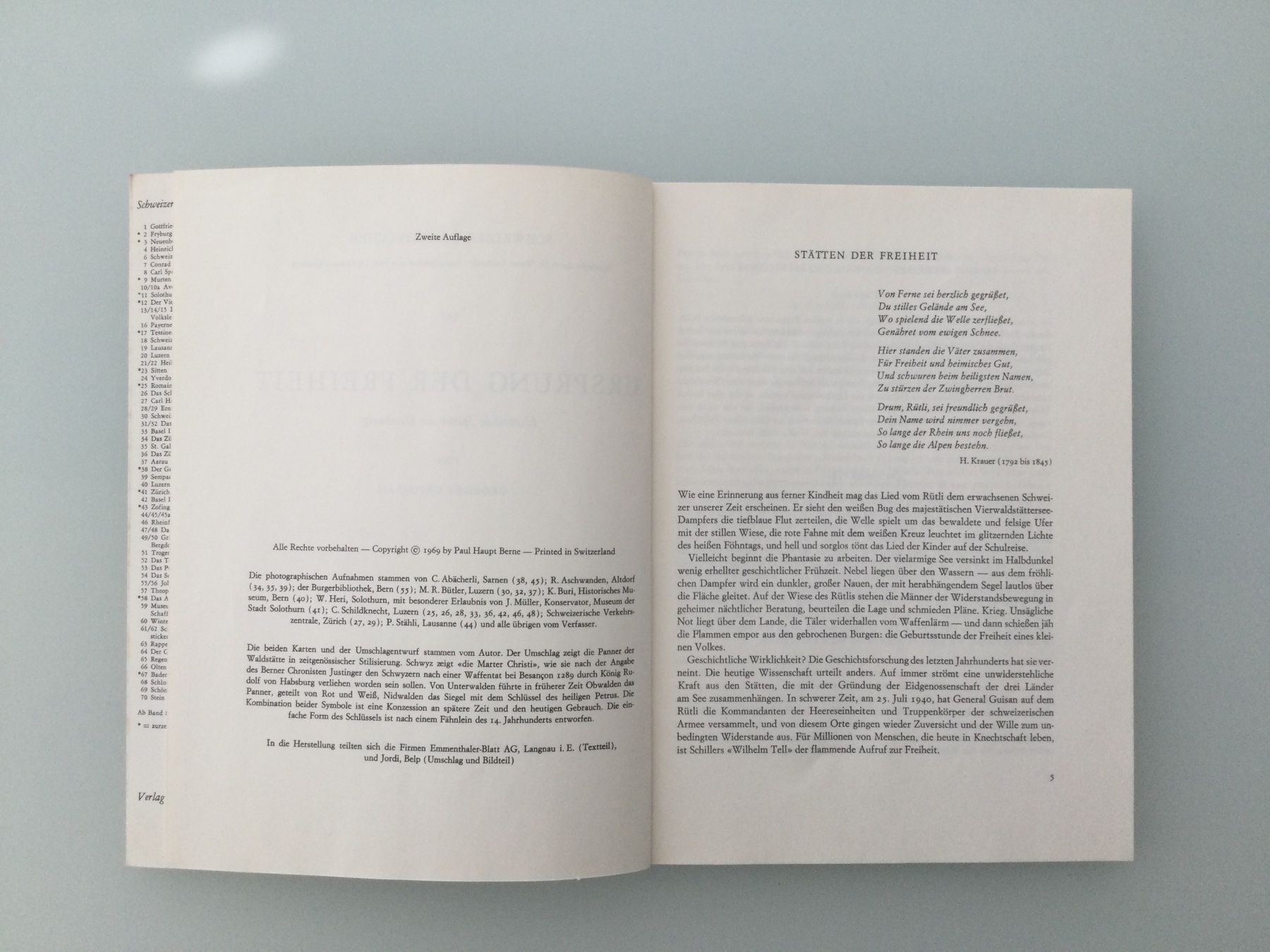Bücher: Schweizer Heimatbücher - Ursprung der Freiheit – Gebraucht aus Thun von ciaociao01 1