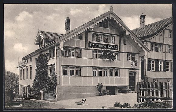 Ansichtskarten: AK Haslen, Gasthaus zum Rössle – Gebraucht aus Berlin von bartko-reher