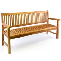 DIVERO 3-Sitzer hochwertige Gartenbank
