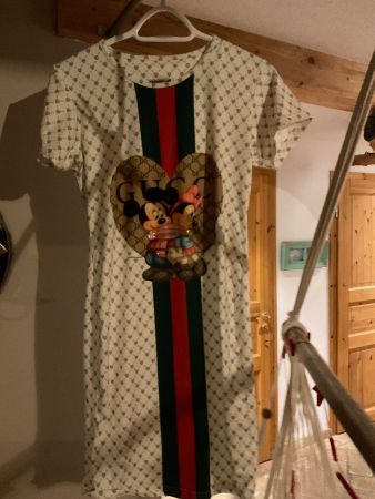 Gucci Kleid mit Mickey Mouse Print, neuwertig, Gr. M