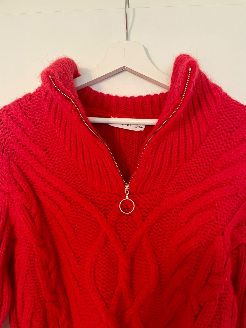 Mango Pullover & Sweatshirts: Red Knit Jumper – Neu (gemäss Beschreibung) aus Roche VD von closetcleanse 1