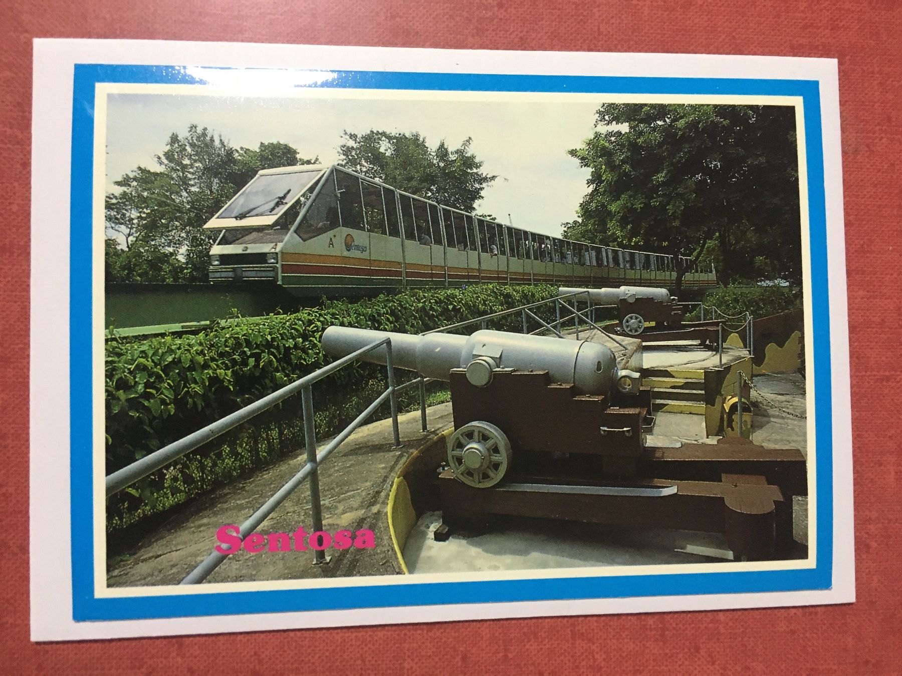 Cartoline postali: AK Singapore Eisenbahn Kanonen – Usato da Küttigen venduto da Melisch1000